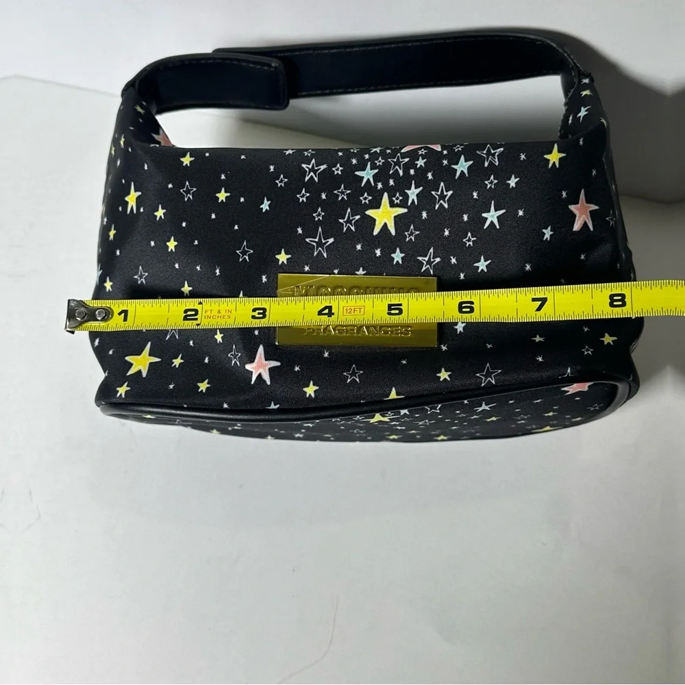 MOSCHINO Bag Pouch Makeup Train Case Clutch Travel Cosmetics Purse NEW - Picture 8 of 11